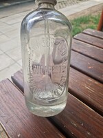 Retro szódásüveg Kőbányai Polgári Serfőző Szikvizgyára