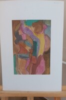 (K) Csepeli Németh Miklós festmény 21x30 cm