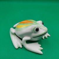 Hollóházi  porcelán  béka figura