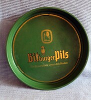 Bitburger Pils fém reklám tálca