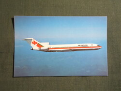Képeslap,Portugália,TAP Air Portugal légitársaság,Boeing 727 repülőgép,1980-