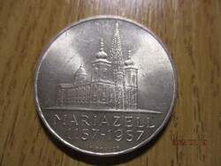 Ausztria 25 Schilling 1957 Mariazell  Ag:0.800 13gr. UNC
