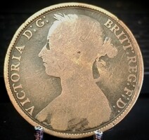 Egyesült Királyság 1 penny, 1889 Bronz /barna színű/ C14E4