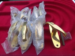 Art deco stilusú tömör réz ablak kilincs, XX. sz.