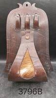 Falitartó bőrből, iparművészeti darab, 26 x 17 cm-es. 3796b