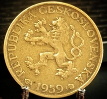 Csehszlovákia 1 korona, 1959 A11C1