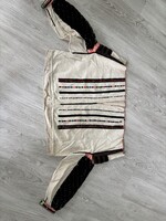 Antik moldvai csángó borjúszájú hímzett paraszt ing