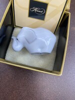 Herendi porcelán mini elefánt figura