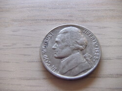 5 Cent 1988  USA  ( P )