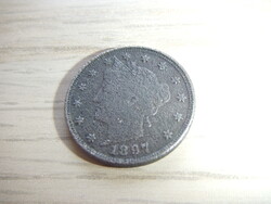 5 Cent 1897   USA