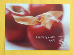 Reklám képeslap / almák - Ilcsi szépítő füvek, "Esemény előtt"