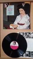 Puccini - Madame Butterfly - Großer Querschnitt - SMVP 8011 - Vinyl LP hanglemez bakelit lemez