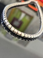 Egyedi, tömör ezüst nyaklánc