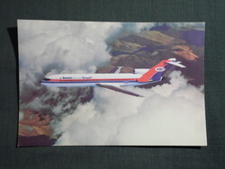 Képeslap,Jemen,Yemenia Airways légitársaság,Boeing 727-200 repülőgép,1980-