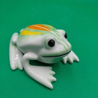 Hollóházi  porcelán  béka figura