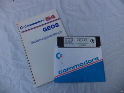 Commodore 64 GEOS rendszerlemez + leírás (5284)