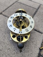 Mechanikus Fali Óra szerkezet Bim bam hang. Ritkaság érdekesség. Csontváz jellegű óra