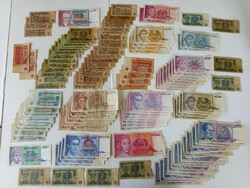 113 darab vegyes papírpénz Lot Jugoszlávia , Bulgária , Leva Dínár .