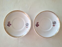 Régi Hollóházi porcelán csészealj 2 db