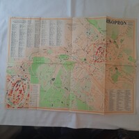 Sopron Járási Jogú Város térképe    Kartográfiai Vállalat 1964.