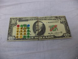 Dolláros retro notesz számológép (5330)