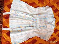 SYDNEY-BEN KÉSZÍTETT FEHÉR ÉS VILÁGOSKÉK  MINTÁS BLÚZ, NEM HASZNÁLT  MÉRET: VÁLLA .36 CM, MELLBŐSÉG