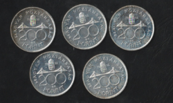 200 Forint 1992 forgalmi pénz 5 db