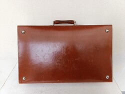 Antik bőrönd koffer kulcsával jelmez film színház kellék 932 3130