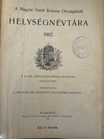 A Magyar Szent Korona Országainak Helységnévtára 1907
