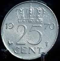 Hollandia 25 cent, 1970 A12B4