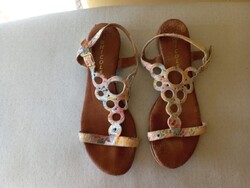 Női olasz bőrszandál / saru eladó! 40-es, Nicole