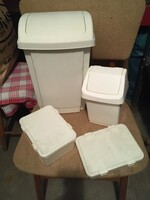 Műanyag kuka és tároló doboz