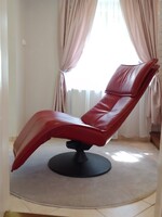 Design bőrfotel relax fotel HJELLEGJERDE FJORDS CONTURA