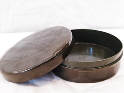 Gyönyörű Art Deco sötéttöld bakelit doboz