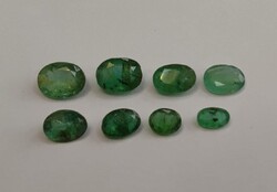 Smaragd MIX - 8 db drágakő - 5,2 ct, 3 - 8 mm (8064)