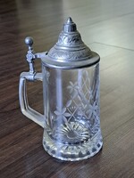Beer Mug with Tin Lid