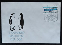 NDf3160 / NDK 1988 Antarktiszi Tudományos Intézet bélyeg FDC-n postatiszta