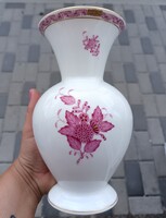 Herendi Jubileumi pecsétes Pink Apponyi váza