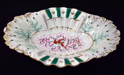 1860 körül CARLSBAD ANTIK MÁZAS PORCELÁN TÁL !