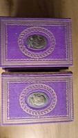 Émile Zola sorozatból 10 könyv dombornyomású plakettel - lehetőség kötetek pótlására!