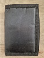 Fekete 12x8cm-es szövet pénztárca
