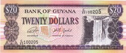 Guyana 20 dollár 2018 UNC