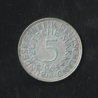5 Deutsche Mark 1965 Bundesrepublik Deutschland