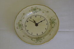 Hollóházi porcelán falióra A007