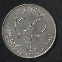 100 Forint 1989 Labdarugó Világbajnokság 1990.