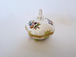 Herendi Viktória mintás csúcsos Ékszertartó / Bonbonier (No. 230.)