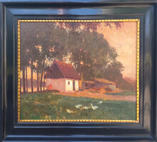 Olgyay Ferenc (1982 - 1939) : Naplemente  '1907