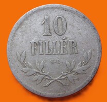 Magyar Királyság 10 fillér 1915 (H64)