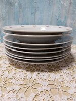 Alföldi szalmavirágos porcelán mély és lapos tányér, 8db