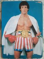 Rocky - Sylvester Stallone autogram kártya